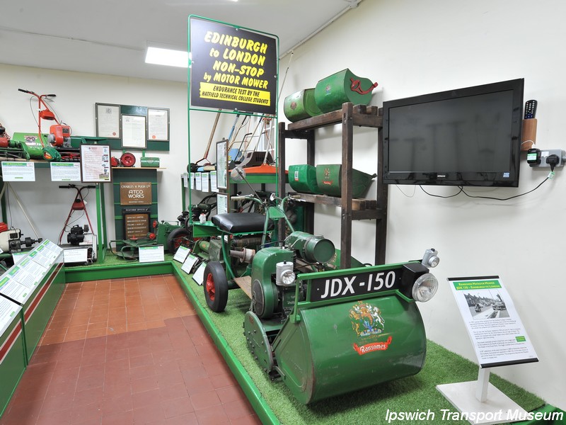 Edinburgh-London record lawnmower